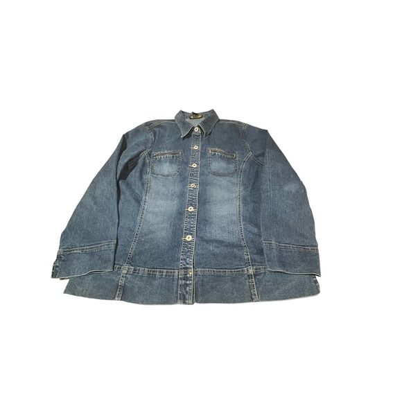 Ashley Stewart Denim Jacket 16W - Picture 1 of 9